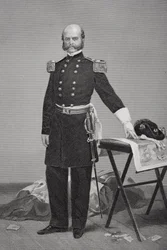 Porträt von Generalmajor Ambrose Everett Burnside
